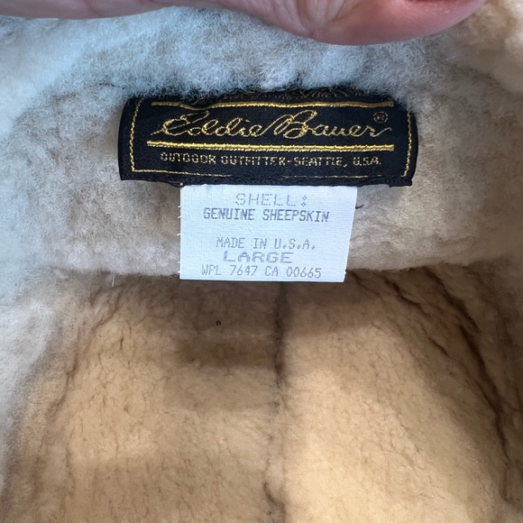 Eddie Bauer vintage Men's Brown Leather Aviator Hat - Picture 5 of 9